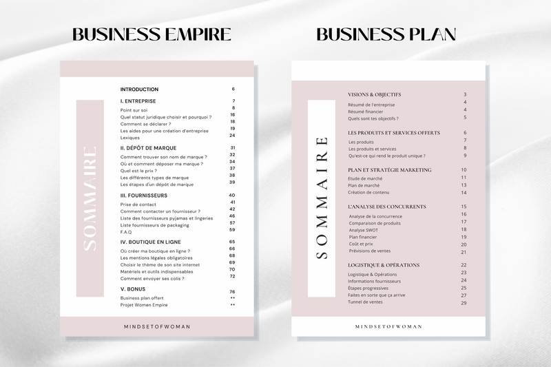 Business Empire: Pyjamas et Lingeries